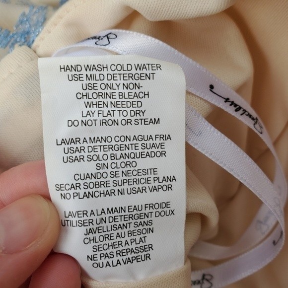 Speechless Light Blue Embroidered A-line Gown - Picture 16 of 16